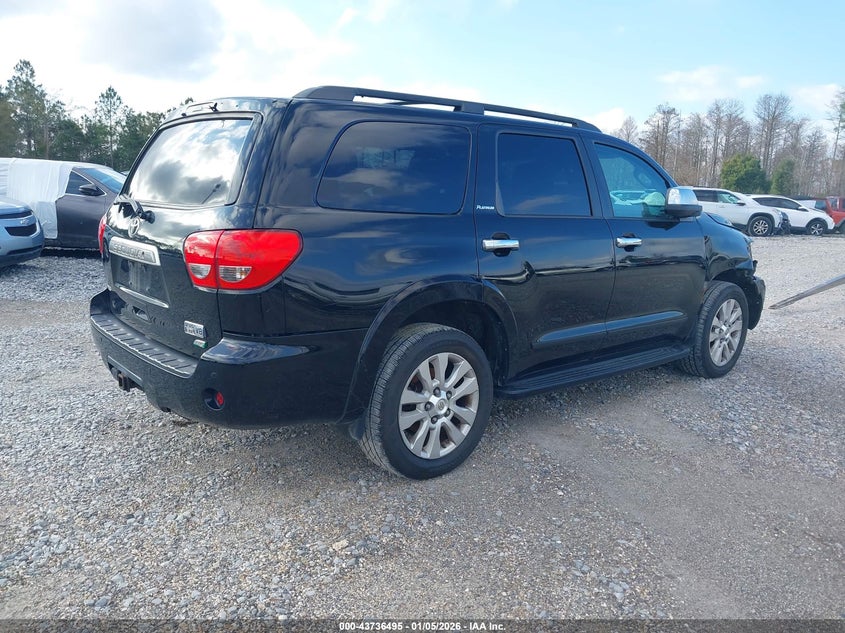Vin: 5tddw5g11fs121010, lot: 44231855, toyota sequoia platinum 5.7l v8 20154