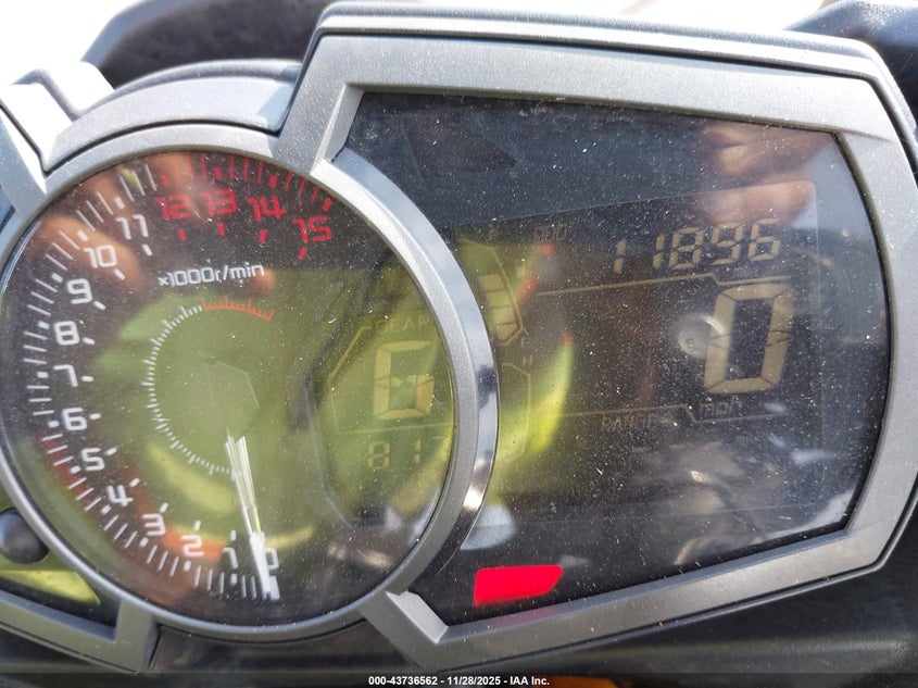 2018 Kawasaki Ex400 VIN: JKAEXKG18JDA02078 Lot: 43736562