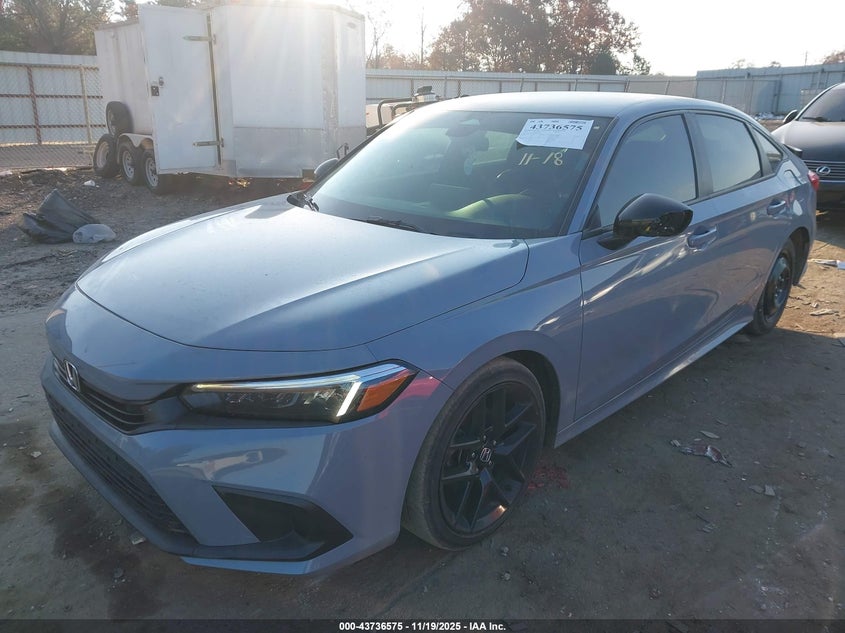 2HGFE2F53NH551537 2022 HONDA CIVIC photo no. 2