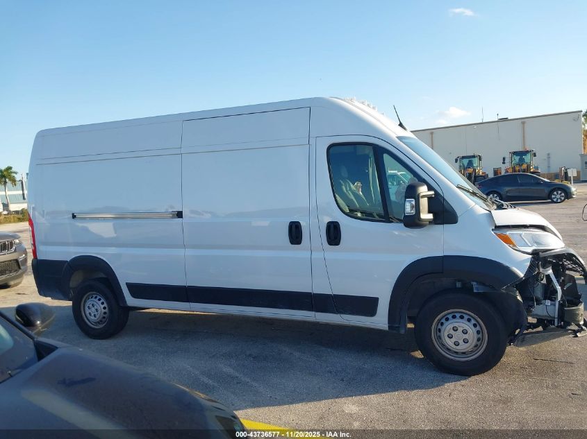 2025 Ram Promaster 3500 Tradesman High Roof 159 Wb W/Pass Seat VIN: 3C6MRVHG6SE552688 Lot: 43736577