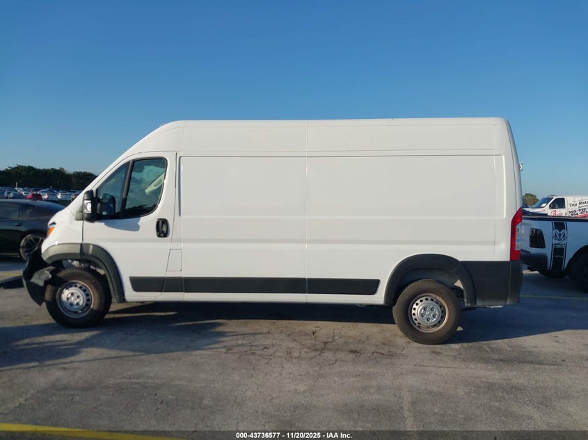 2025 Ram Promaster 3500 Tradesman High Roof 159 Wb W/Pass Seat VIN: 3C6MRVHG6SE552688 Lot: 43736577