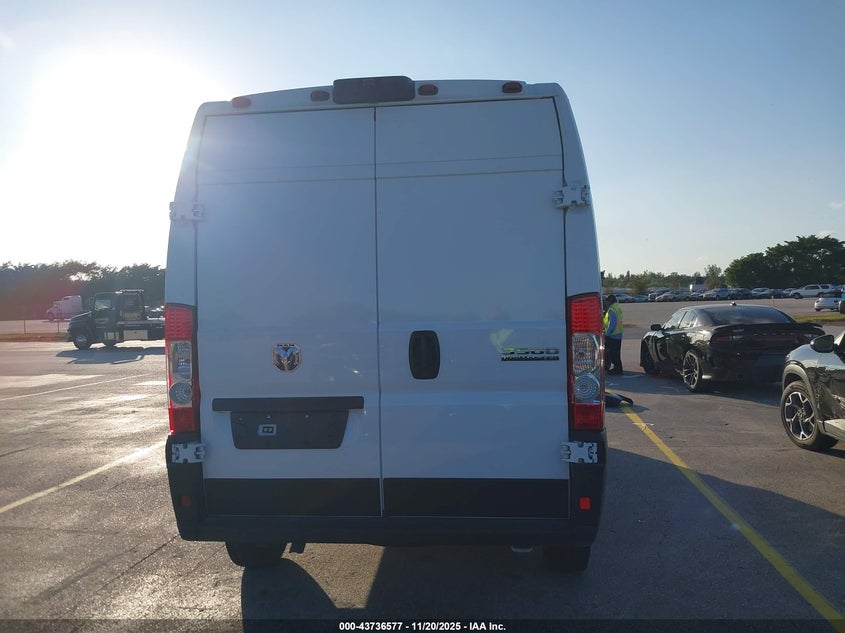 2025 Ram Promaster 3500 Tradesman High Roof 159 Wb W/Pass Seat VIN: 3C6MRVHG6SE552688 Lot: 43736577