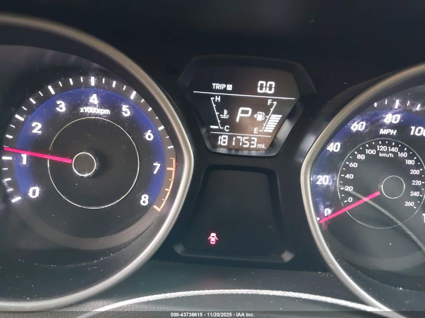 2014 Hyundai Elantra Se VIN: 5NPDH4AEXEH523242 Lot: 43736615