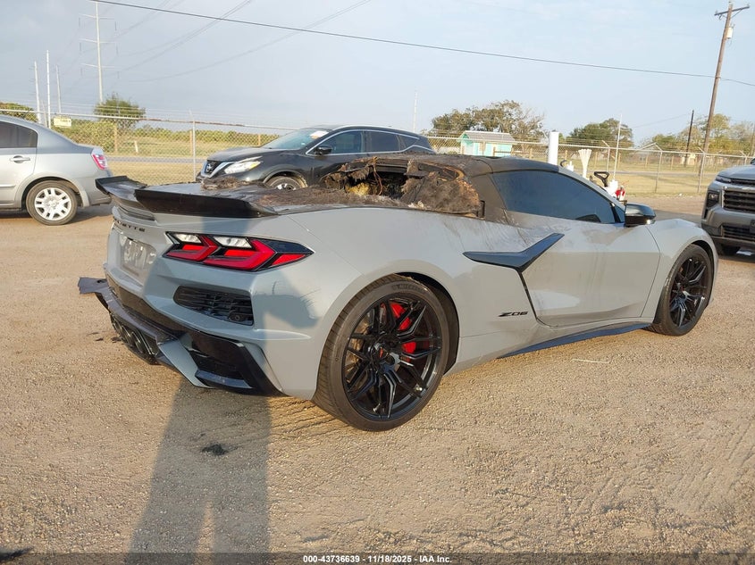 Vin: 1g1yd2d36s5607140, lot: 44231999, chevrolet corvette z06 rwd  1lz 20254