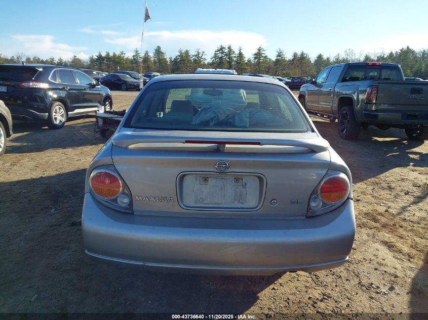 2003 Nissan Maxima Se VIN: JN1DA31D63T501465 Lot: 43736640