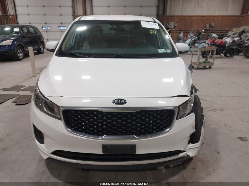 2017 Kia Sedona Lx VIN: KNDMB5C14H6307631 Lot: 43736659