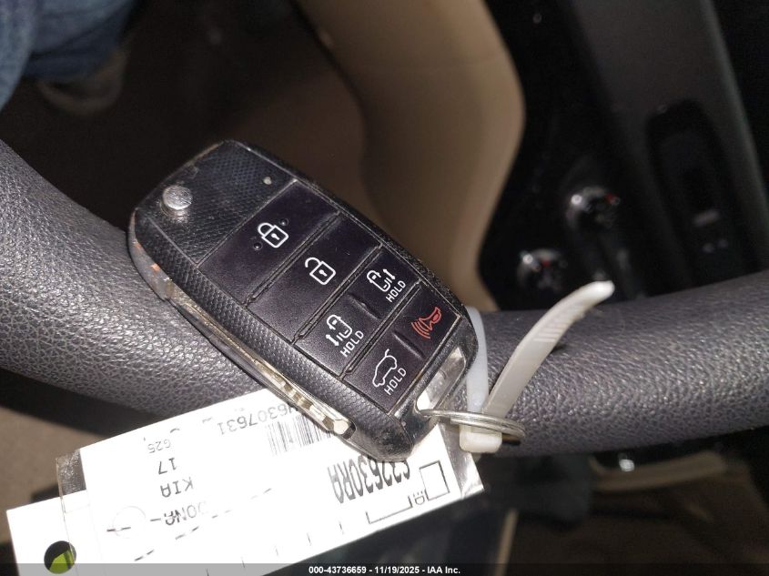 2017 Kia Sedona Lx VIN: KNDMB5C14H6307631 Lot: 43736659