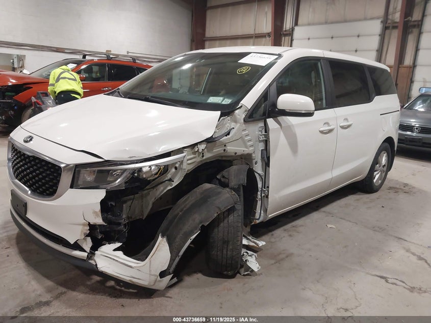 2017 Kia Sedona Lx VIN: KNDMB5C14H6307631 Lot: 43736659