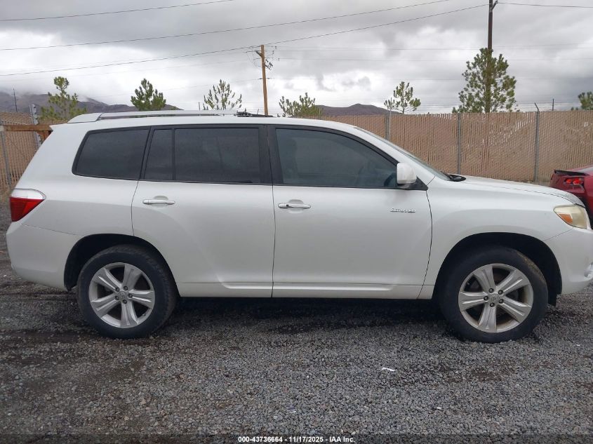 2008 Toyota Highlander Limited VIN: JTEDS42A882047362 Lot: 43736664