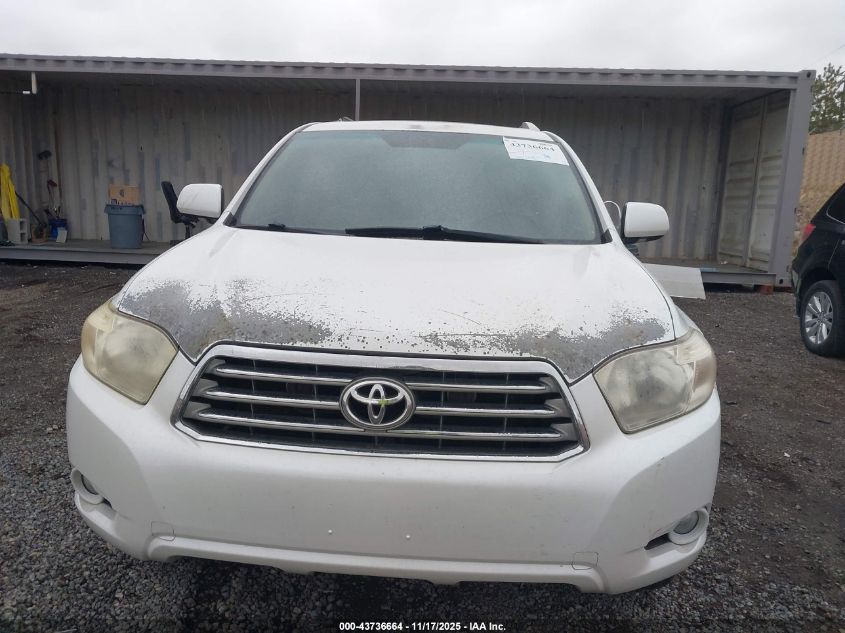 2008 Toyota Highlander Limited VIN: JTEDS42A882047362 Lot: 43736664