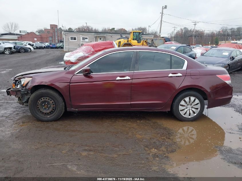 2009 Honda Accord 2.4 Lx VIN: 1HGCP263X9A033473 Lot: 43736676
