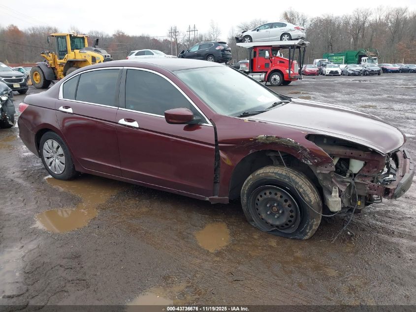 2009 Honda Accord 2.4 Lx VIN: 1HGCP263X9A033473 Lot: 43736676