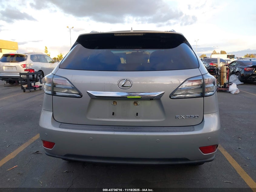 2012 Lexus Rx 350 VIN: 2T2ZK1BA5CC080804 Lot: 43736716