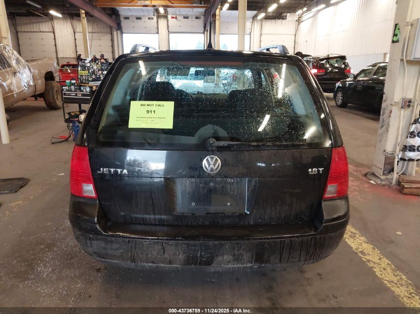 2002 Volkswagen Jetta Gls 1.8L VIN: WVWSE61J72W237962 Lot: 43736759