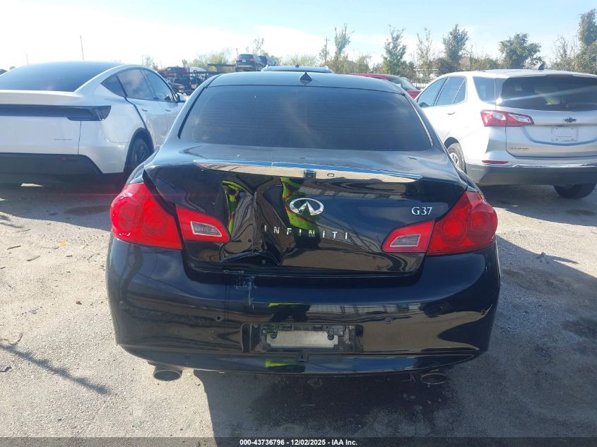 2013 Infiniti G37 Journey/Sport VIN: JN1CV6AP2DM725629 Lot: 43736796
