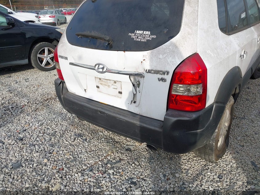 2006 Hyundai Tucson Gls/Limited VIN: KM8JN12D36U391735 Lot: 43736821