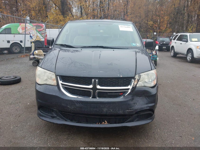 2013 Dodge Grand Caravan Se VIN: 2C4RDGBG6DR763117 Lot: 43736884