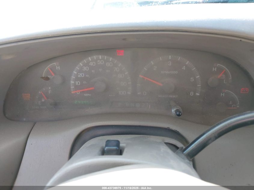 2002 Ford F-150 Lariat/Xl/Xlt VIN: 1FTRX17WX2KE03400 Lot: 43736979