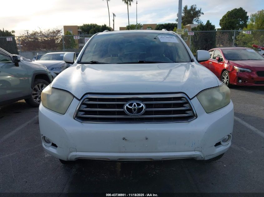 2008 Toyota Highlander Sport VIN: JTEDS43A082038668 Lot: 43736981