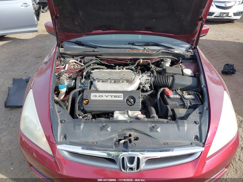 1HGCM665X6A045393 2006 HONDA ACCORD photo no. 10