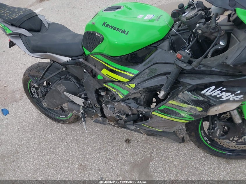2019 Kawasaki Zx636 K VIN: JKBZXJG11KA001779 Lot: 43737019