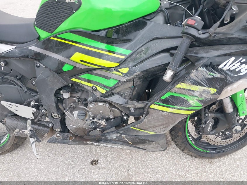 2019 Kawasaki Zx636 K VIN: JKBZXJG11KA001779 Lot: 43737019