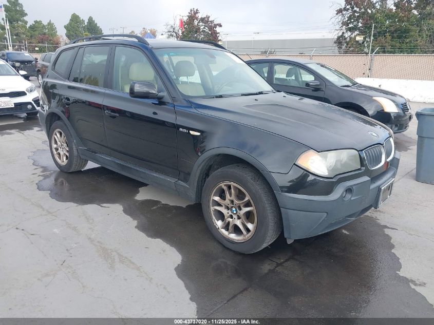 2004 BMW X3 2.5I
