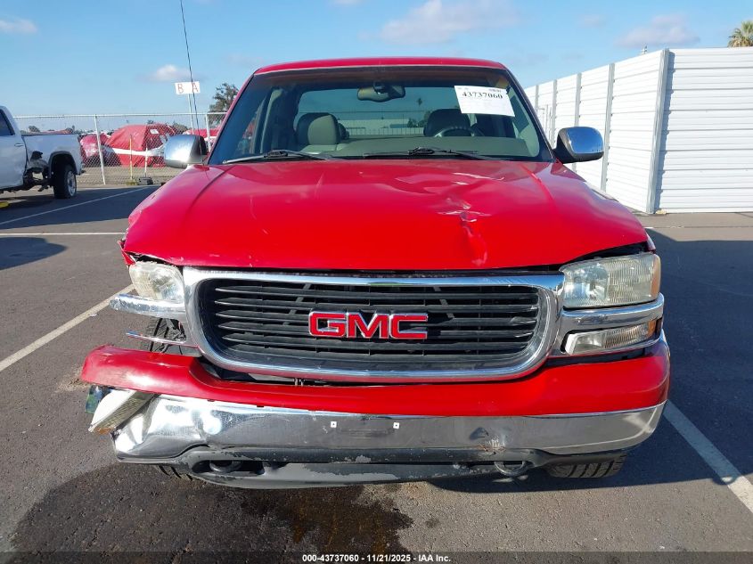 1999 GMC Sierra 1500 Sle VIN: 2GTEK19T6X1551793 Lot: 43737060