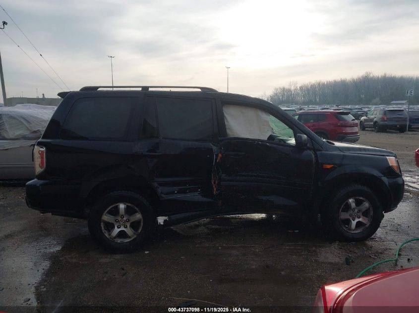 2006 Honda Pilot Ex-L VIN: 5FNYF18566B004622 Lot: 43737098