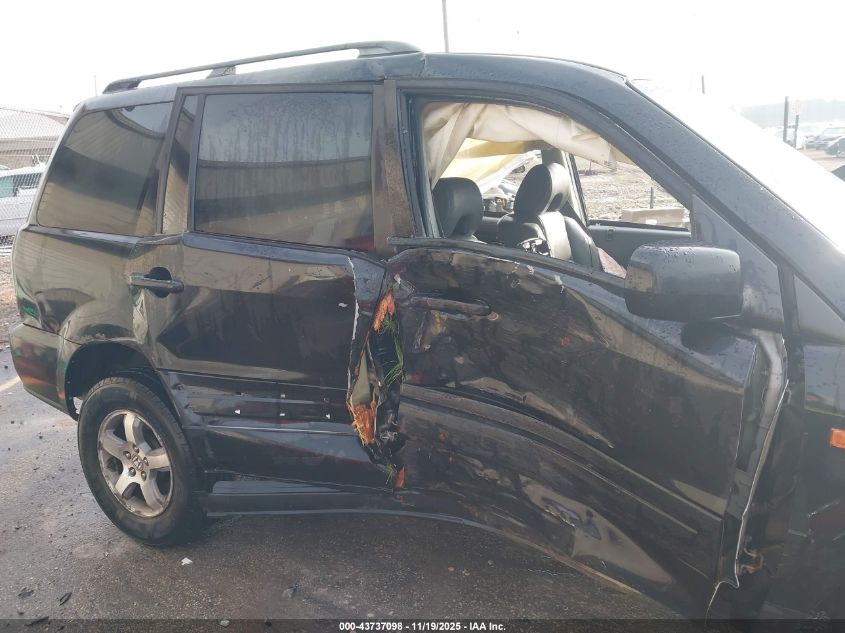 2006 Honda Pilot Ex-L VIN: 5FNYF18566B004622 Lot: 43737098