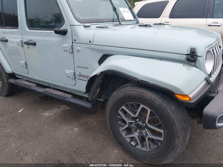 2024 Jeep Wrangler 4-Door Sahara 4X4 VIN: 1C4PJXEN9RW113142 Lot: 43737109