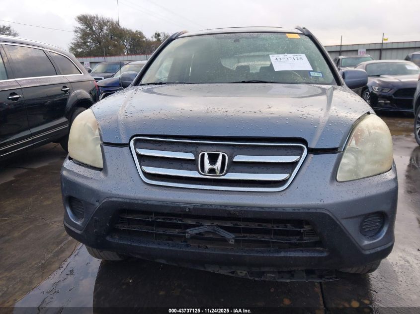 2006 Honda Cr-V Se VIN: JHLRD78916C054537 Lot: 43737125