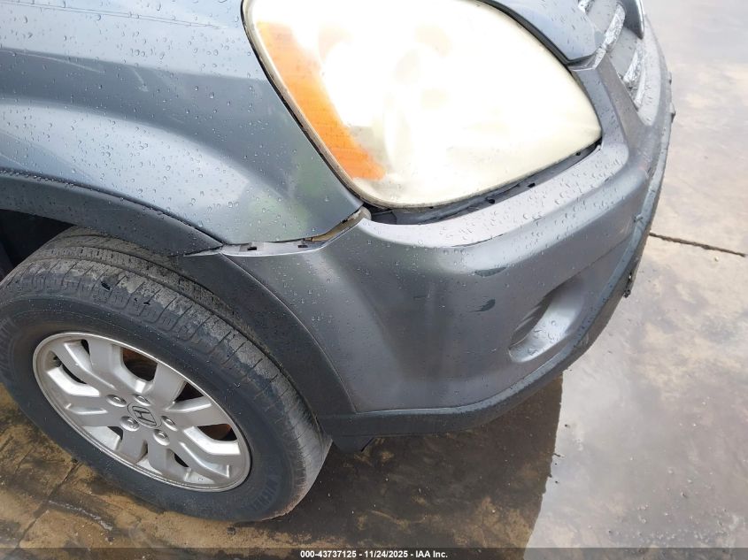 2006 Honda Cr-V Se VIN: JHLRD78916C054537 Lot: 43737125