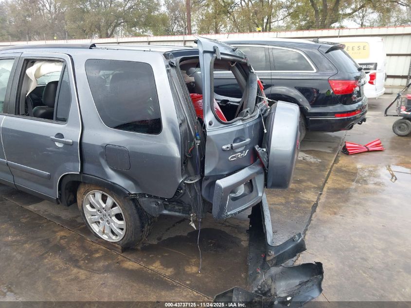 2006 Honda Cr-V Se VIN: JHLRD78916C054537 Lot: 43737125