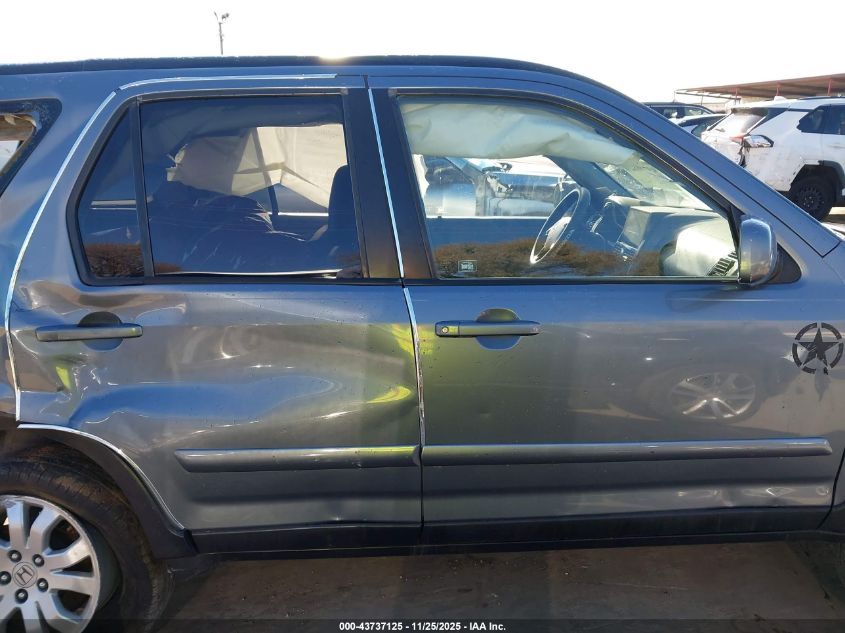 2006 Honda Cr-V Se VIN: JHLRD78916C054537 Lot: 43737125