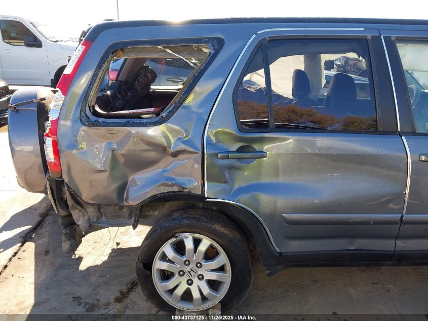 2006 Honda Cr-V Se VIN: JHLRD78916C054537 Lot: 43737125