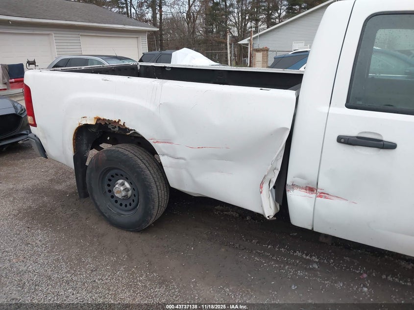 2008 GMC Sierra 1500 Work Truck VIN: 1GTEC14X38Z276996 Lot: 43737138