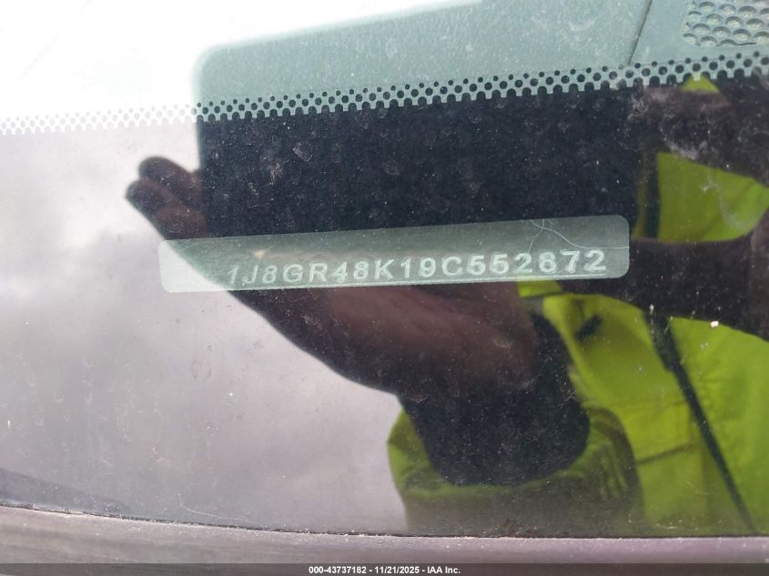 2009 Jeep Grand Cherokee Laredo VIN: 1J8GR48K19C552872 Lot: 43737182