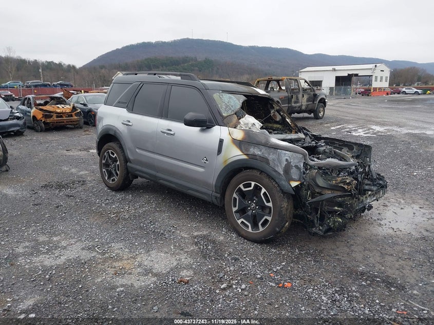 2021 Ford Bronco Sport Outer Banks VIN: 3FMCR9C69MRB10988 Lot: 43737243