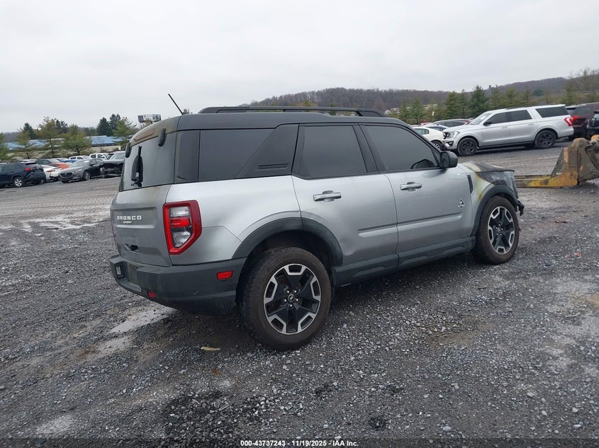 2021 Ford Bronco Sport Outer Banks VIN: 3FMCR9C69MRB10988 Lot: 43737243