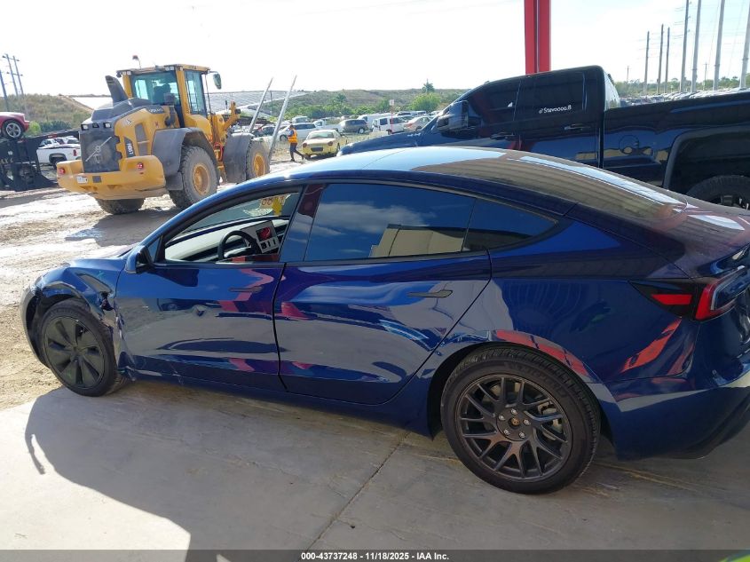 2024 Tesla Model 3 Long Range Dual Motor All-Wheel Drive VIN: 5YJ3E1EB4RF830476 Lot: 43737248