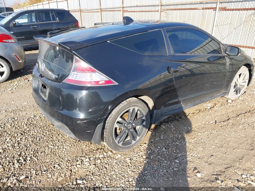 Vin: jhmzf1d69es001376, lot: 44232723, honda cr-z ex 20144
