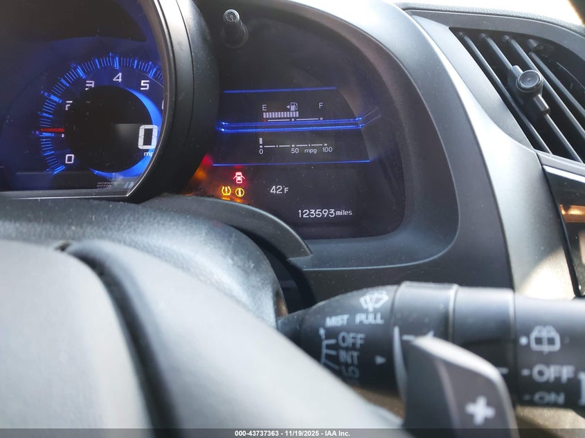 JHMZF1D69ES001376 2014 HONDA CR-Z photo no. 7