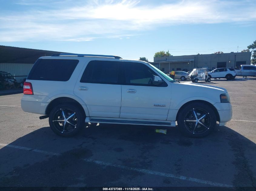 2007 Ford Expedition Limited VIN: 1FMFU195X7LA25592 Lot: 43737369