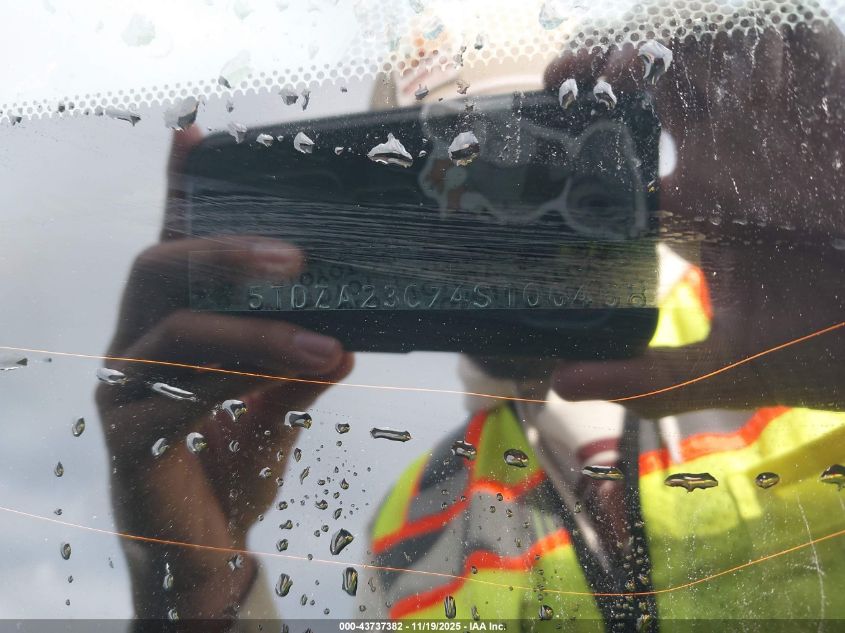 2004 Toyota Sienna VIN: 5TDZA23C74F106468 Lot: 43737382