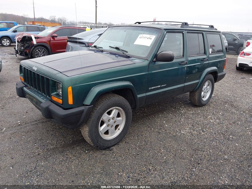 1J4FF68S8XL597869 1999 JEEP CHEROKEE photo no. 2