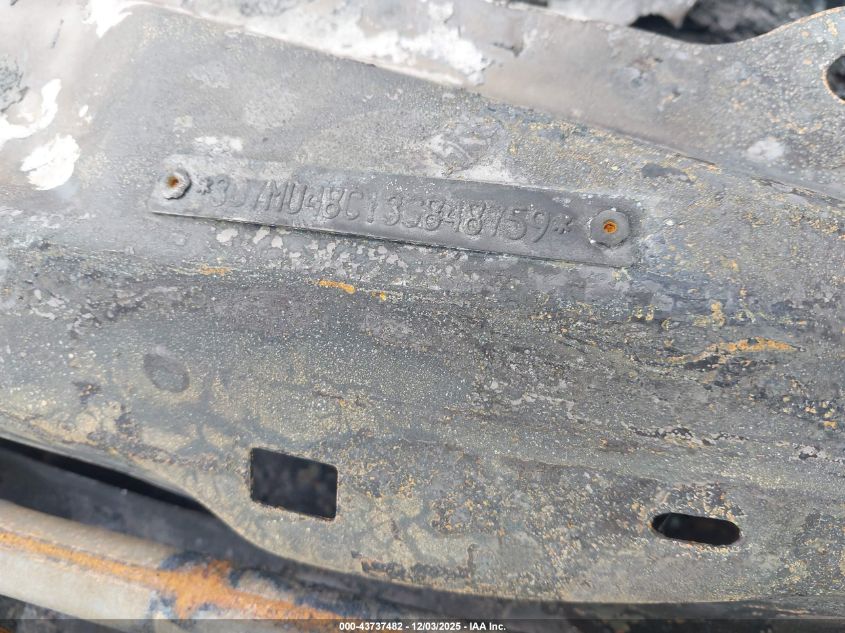 2003 Dodge Ram 3500 Slt/Laramie/St VIN: 3D7MU48C13G848759 Lot: 43737482