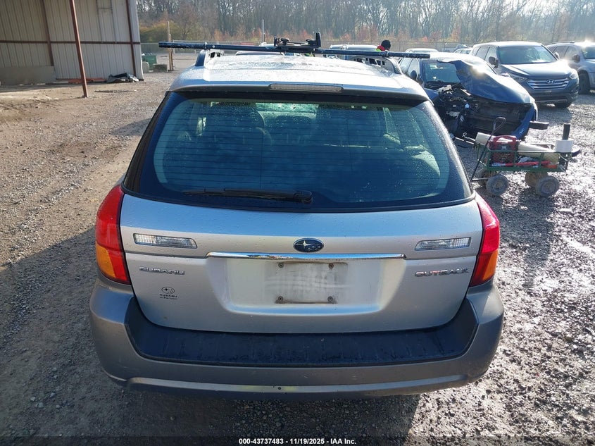 2007 Subaru Outback 2.5I Basic VIN: 4S4BP61C277322281 Lot: 43737483