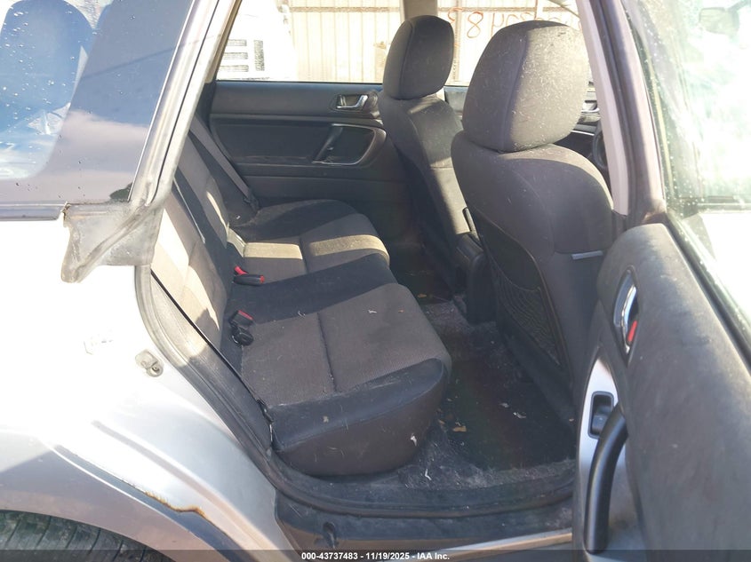 2007 Subaru Outback 2.5I Basic VIN: 4S4BP61C277322281 Lot: 43737483