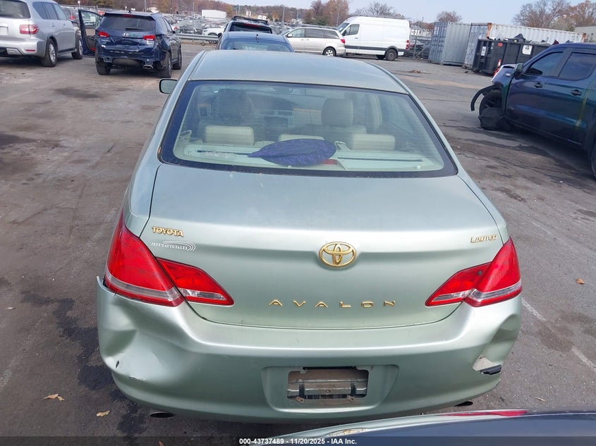 2007 Toyota Avalon Limited VIN: 4T1BK36B57U167725 Lot: 43737489